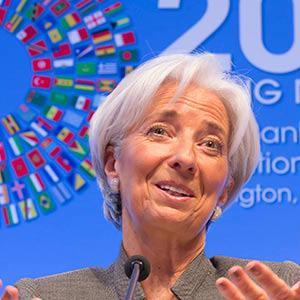 Christine Lagarde. Credit: IMF Staff Photo/Stephen Jaffe